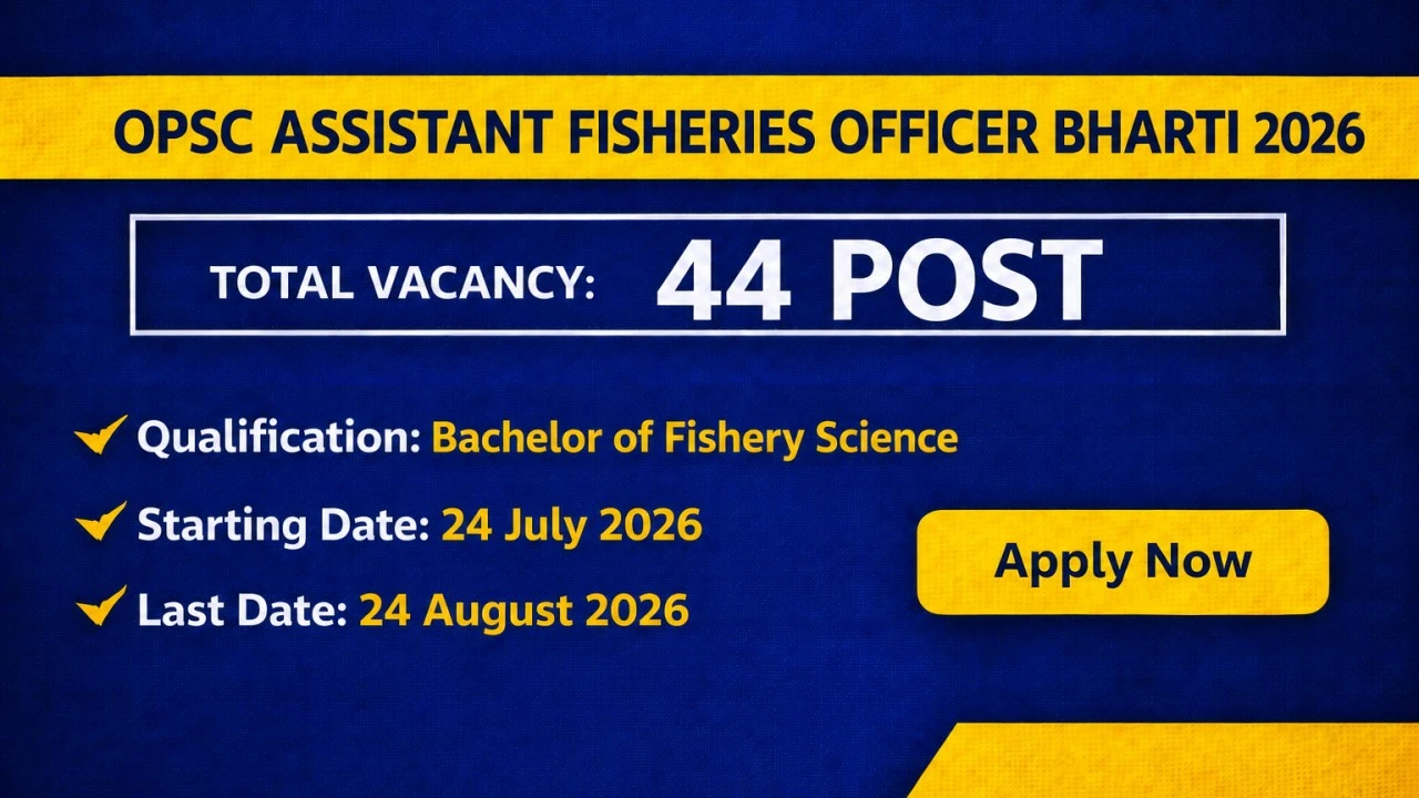 opsc-assistant-fisheries-officer-bharti-2026